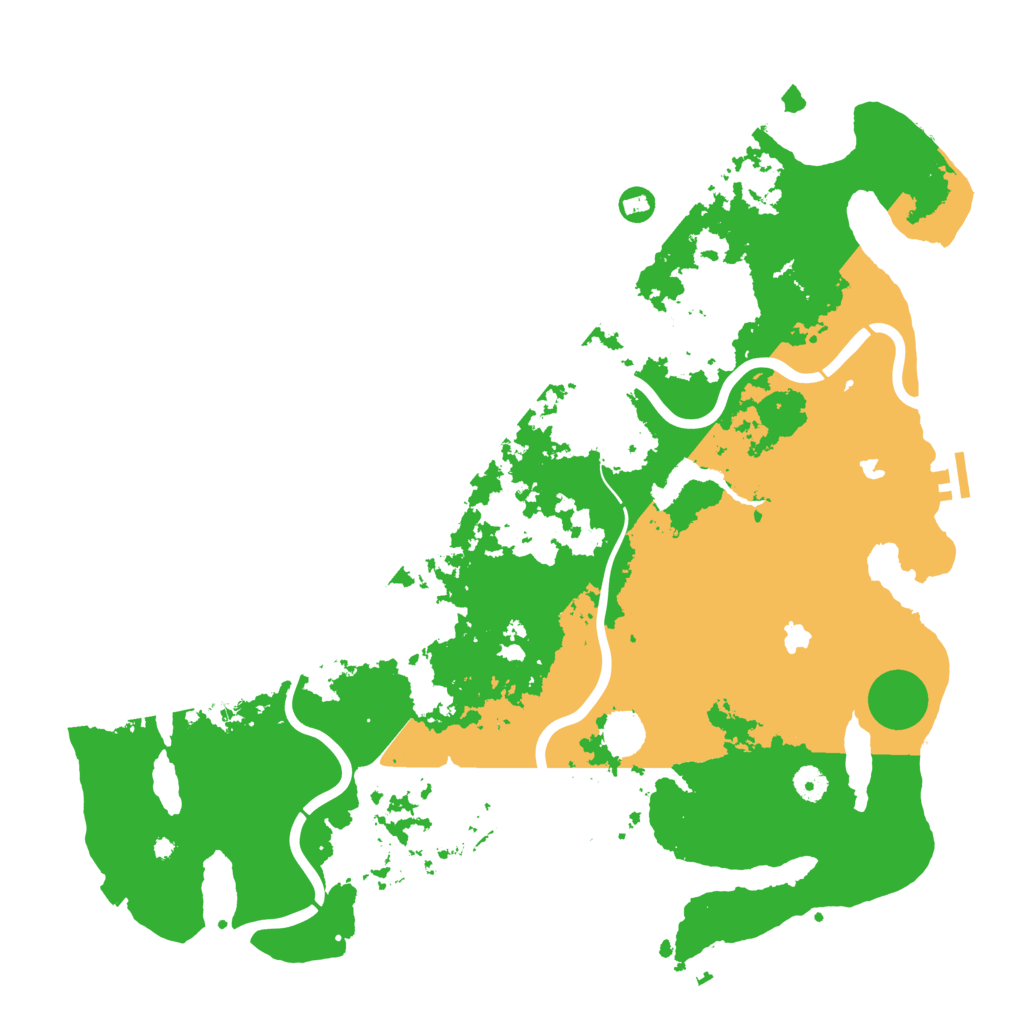 Biome Rust Map: Procedural Map, Size: 4500, Seed: 432462704