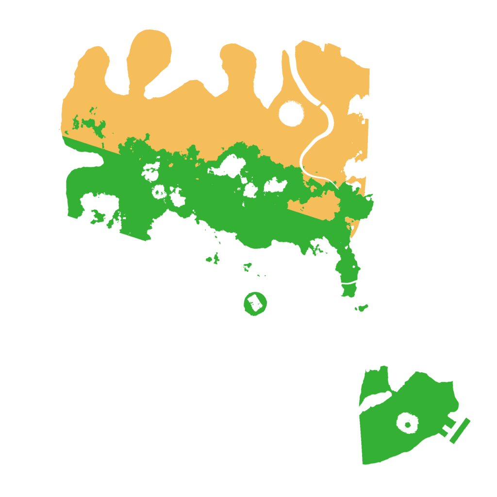 Biome Rust Map: Procedural Map, Size: 3500, Seed: 1768700150