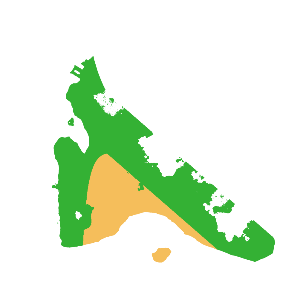 Biome Rust Map: Procedural Map, Size: 2000, Seed: 1186996850