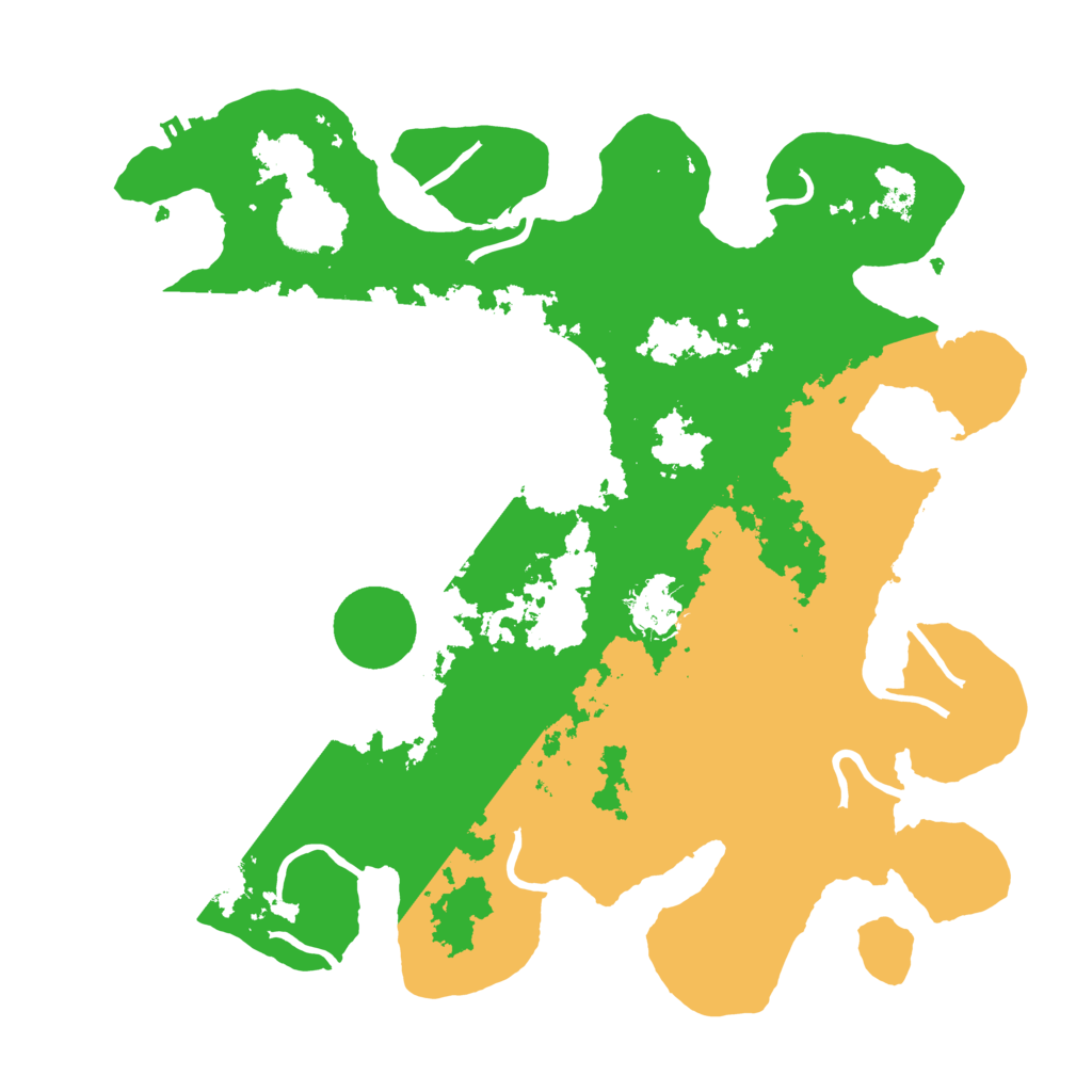 Biome Rust Map: Procedural Map, Size: 3500, Seed: 1124