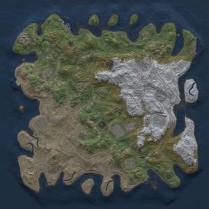 Thumbnail Rust Map: Procedural Map, Size: 4250, Seed: 710994903, 19 Monuments