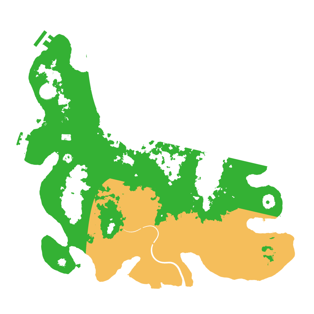 Biome Rust Map: Procedural Map, Size: 3500, Seed: 1770145911