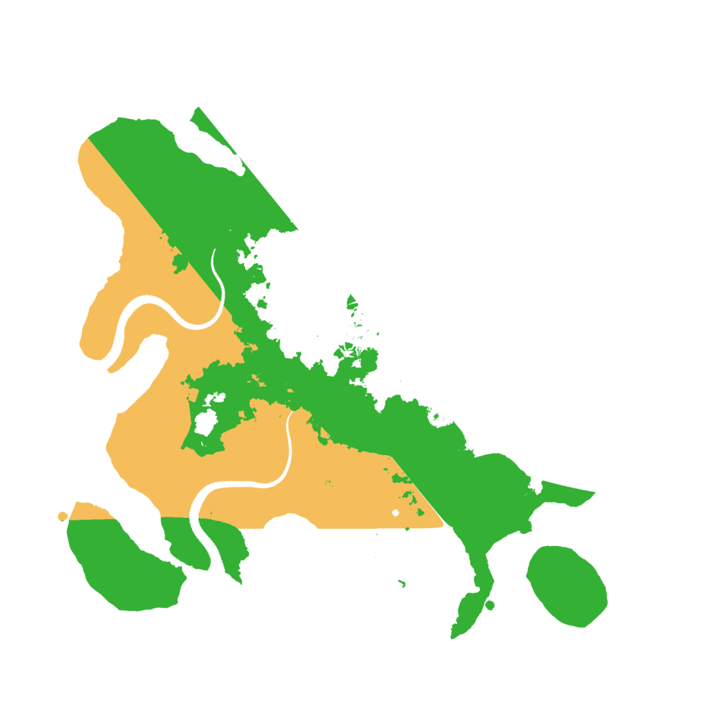 Biome Rust Map: Procedural Map, Size: 3000, Seed: 2875