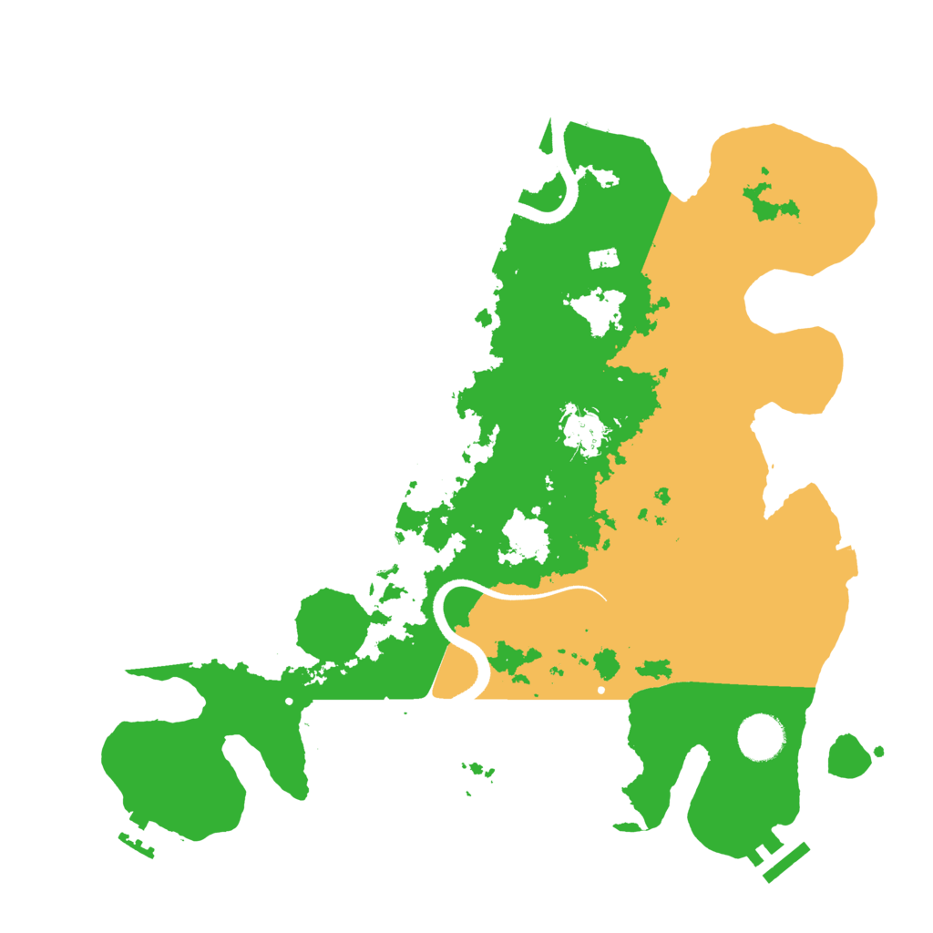 Biome Rust Map: Procedural Map, Size: 3500, Seed: 903150466
