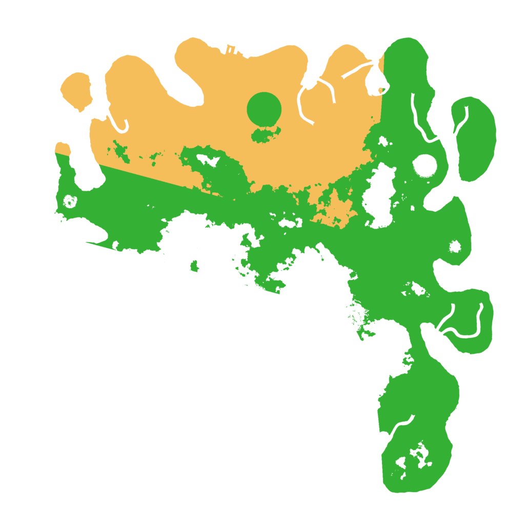 Biome Rust Map: Procedural Map, Size: 4000, Seed: 99433