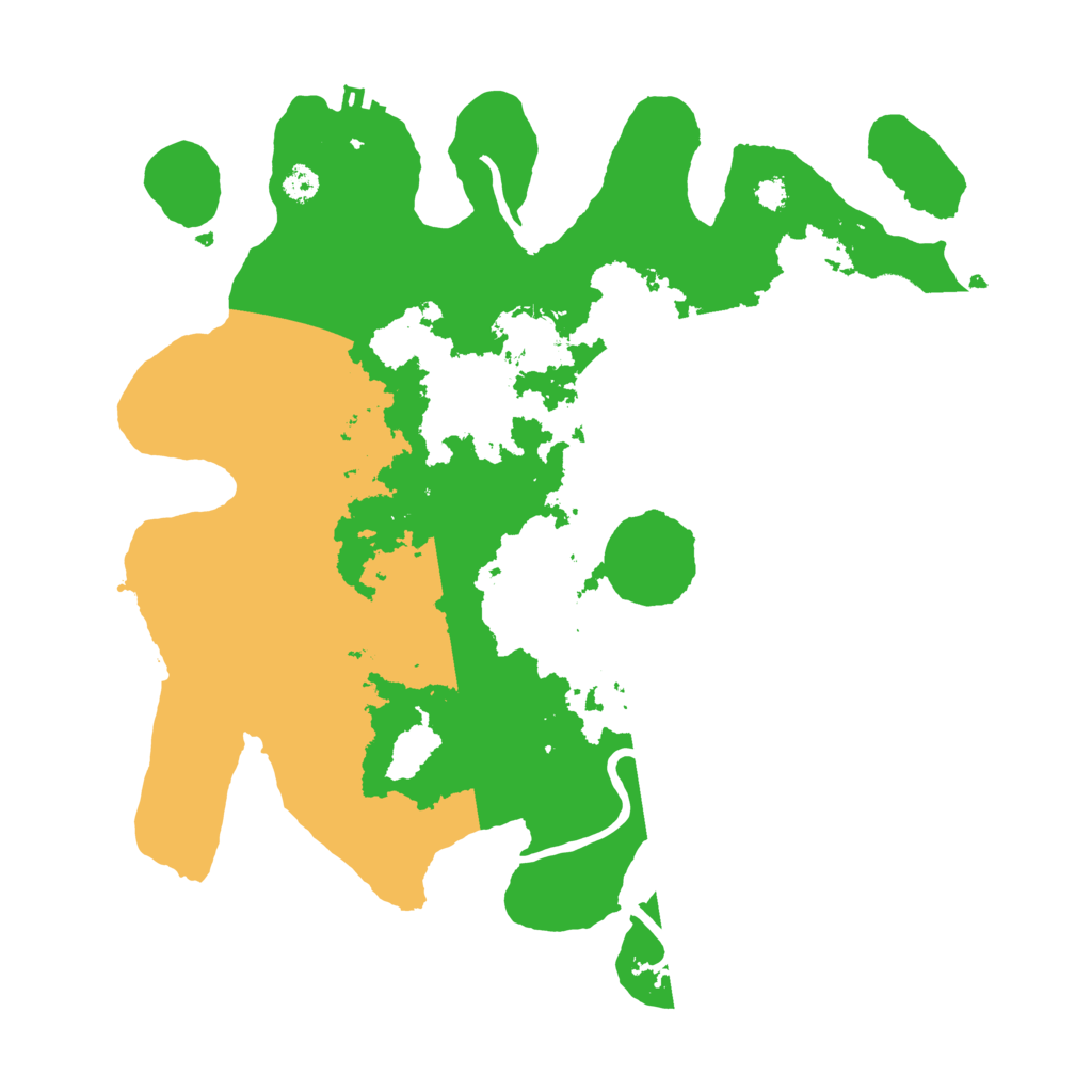 Biome Rust Map: Procedural Map, Size: 3200, Seed: 351048238