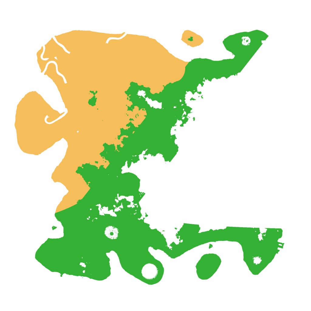 Biome Rust Map: Procedural Map, Size: 3500, Seed: 619551541