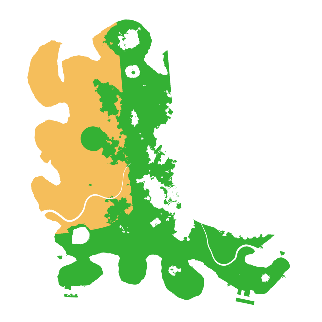 Biome Rust Map: Procedural Map, Size: 3500, Seed: 1508961591