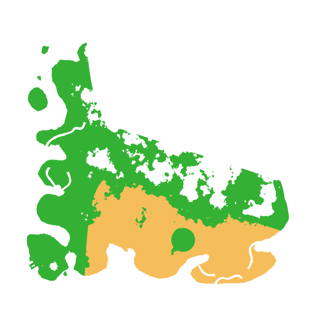 Biome Rust Map: Procedural Map, Size: 3500, Seed: 98857965