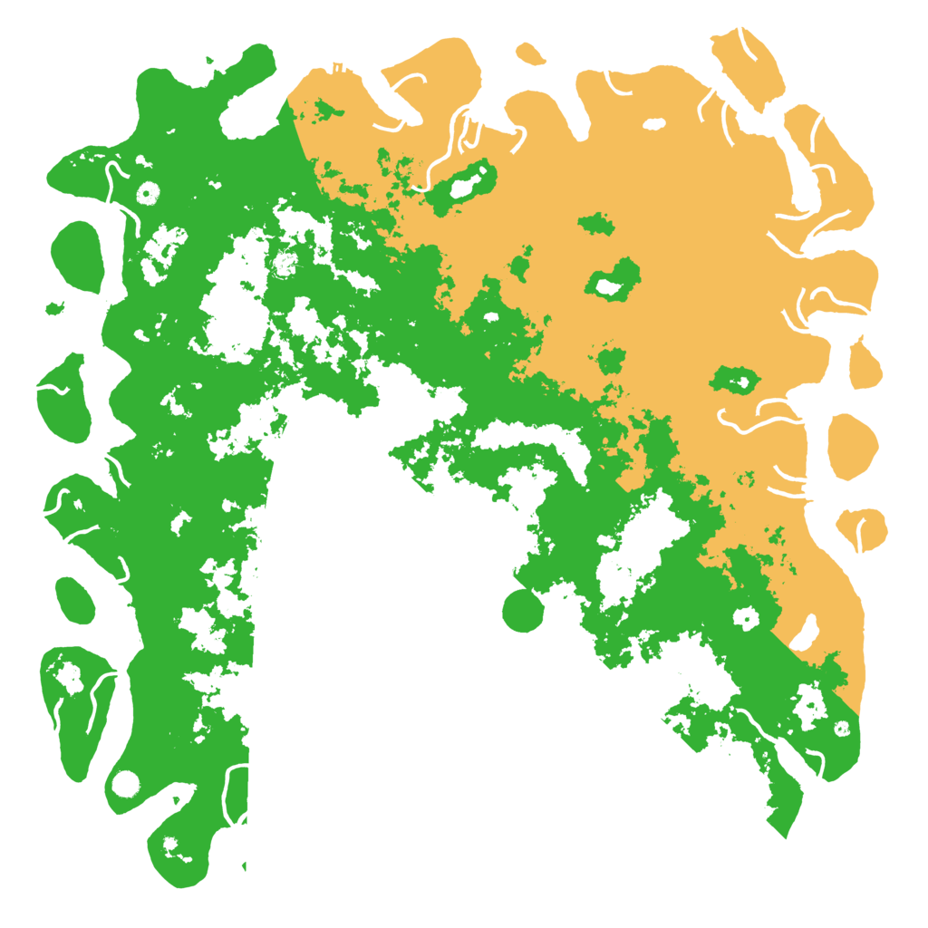 Biome Rust Map: Procedural Map, Size: 6000, Seed: 1606224944