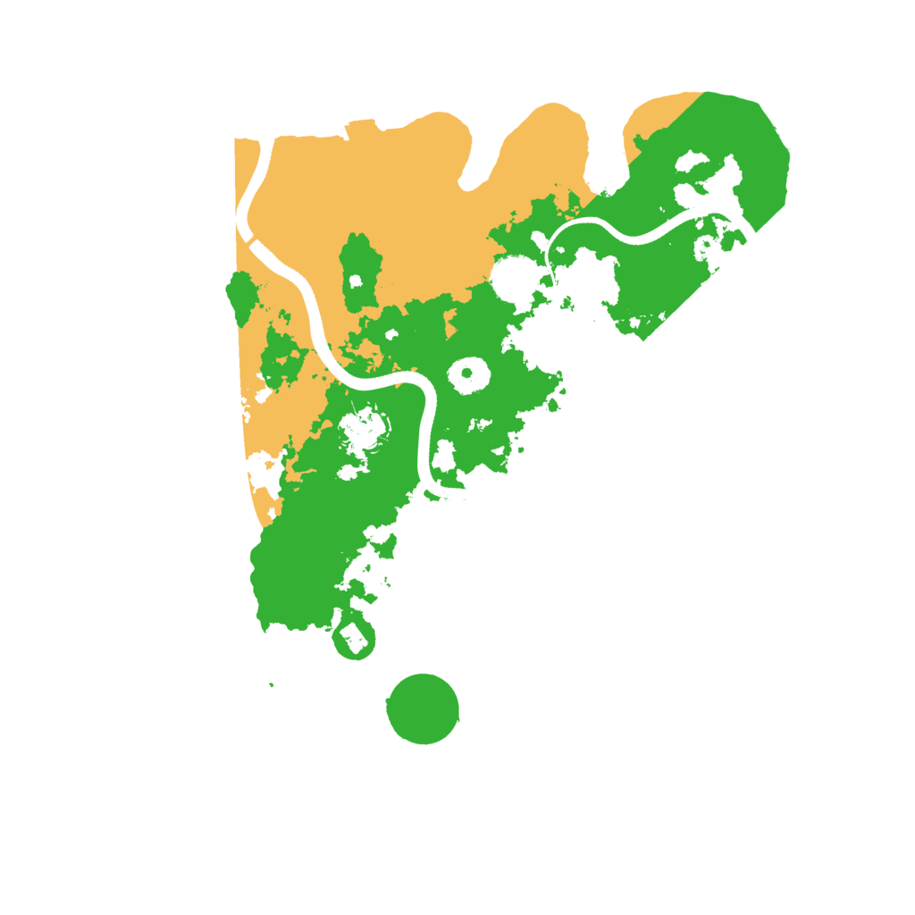 Biome Rust Map: Procedural Map, Size: 3500, Seed: 493103702