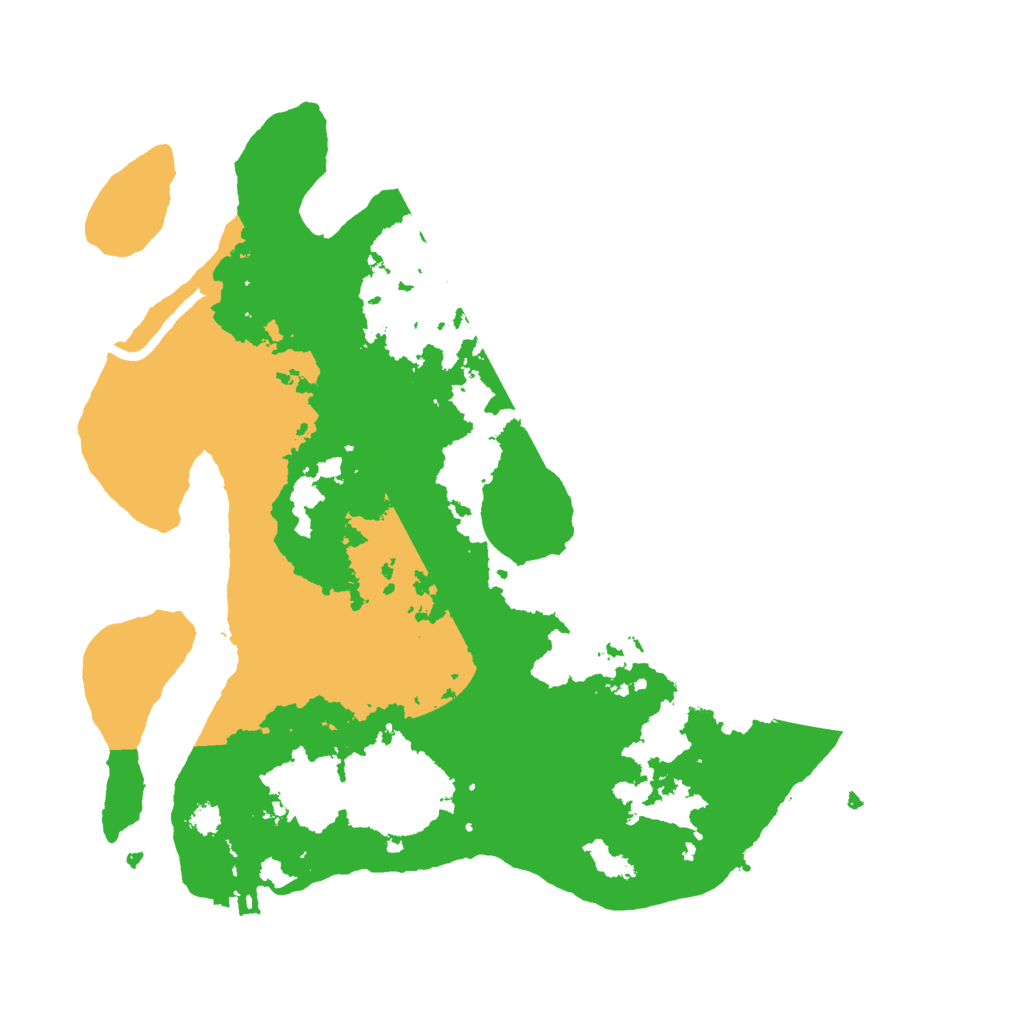 Biome Rust Map: Procedural Map, Size: 3000, Seed: 2064836617