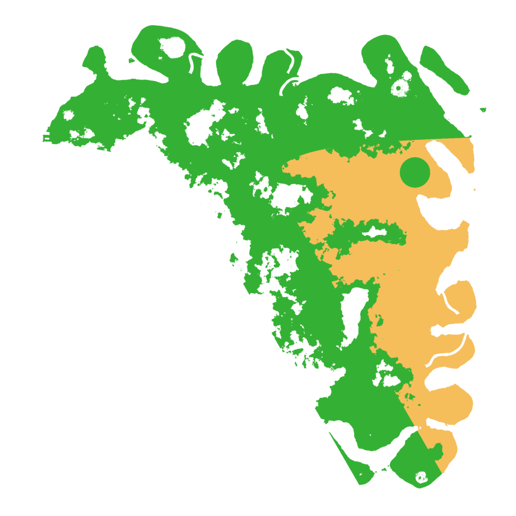 Biome Rust Map: Procedural Map, Size: 4500, Seed: 1283688549