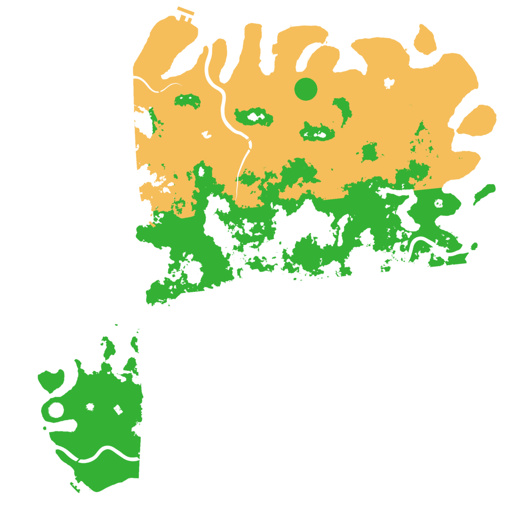 Biome Rust Map: Procedural Map, Size: 6000, Seed: 1783030726