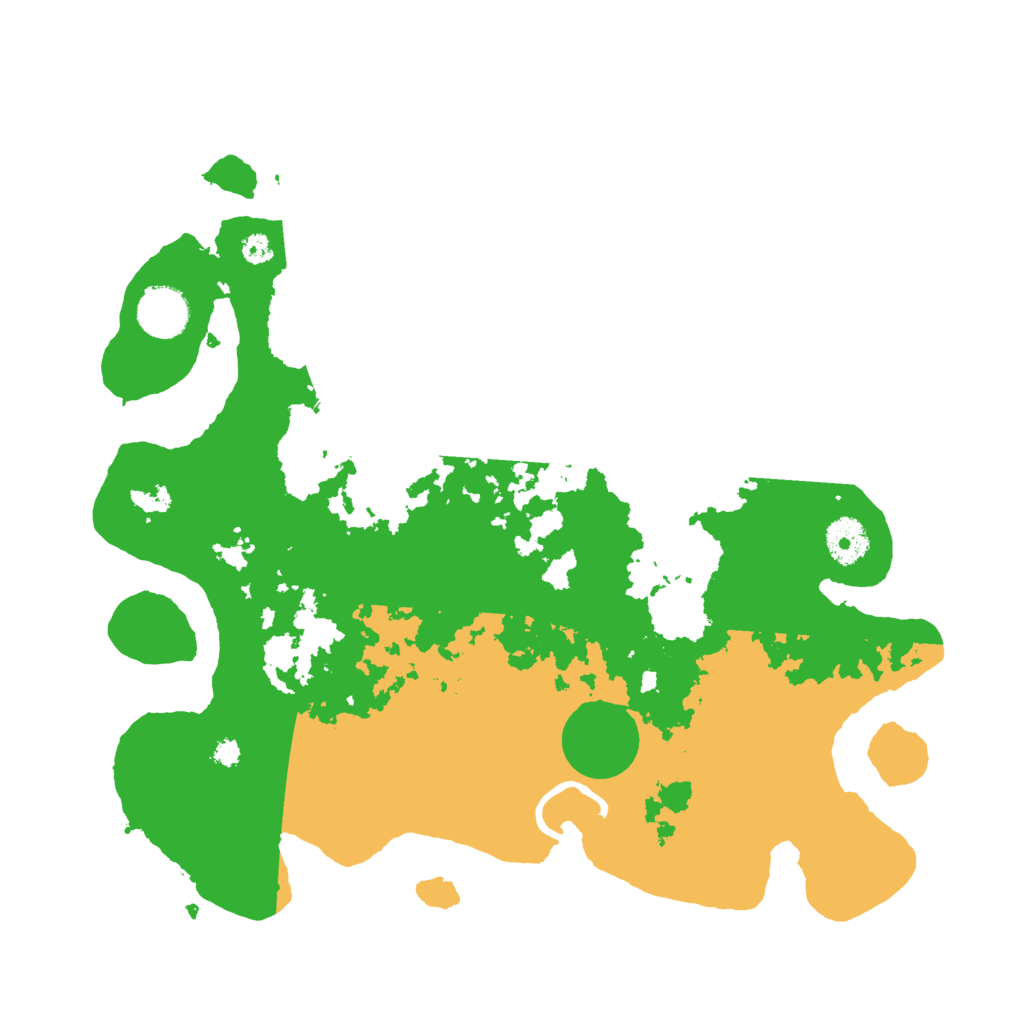 Biome Rust Map: Procedural Map, Size: 3500, Seed: 23222