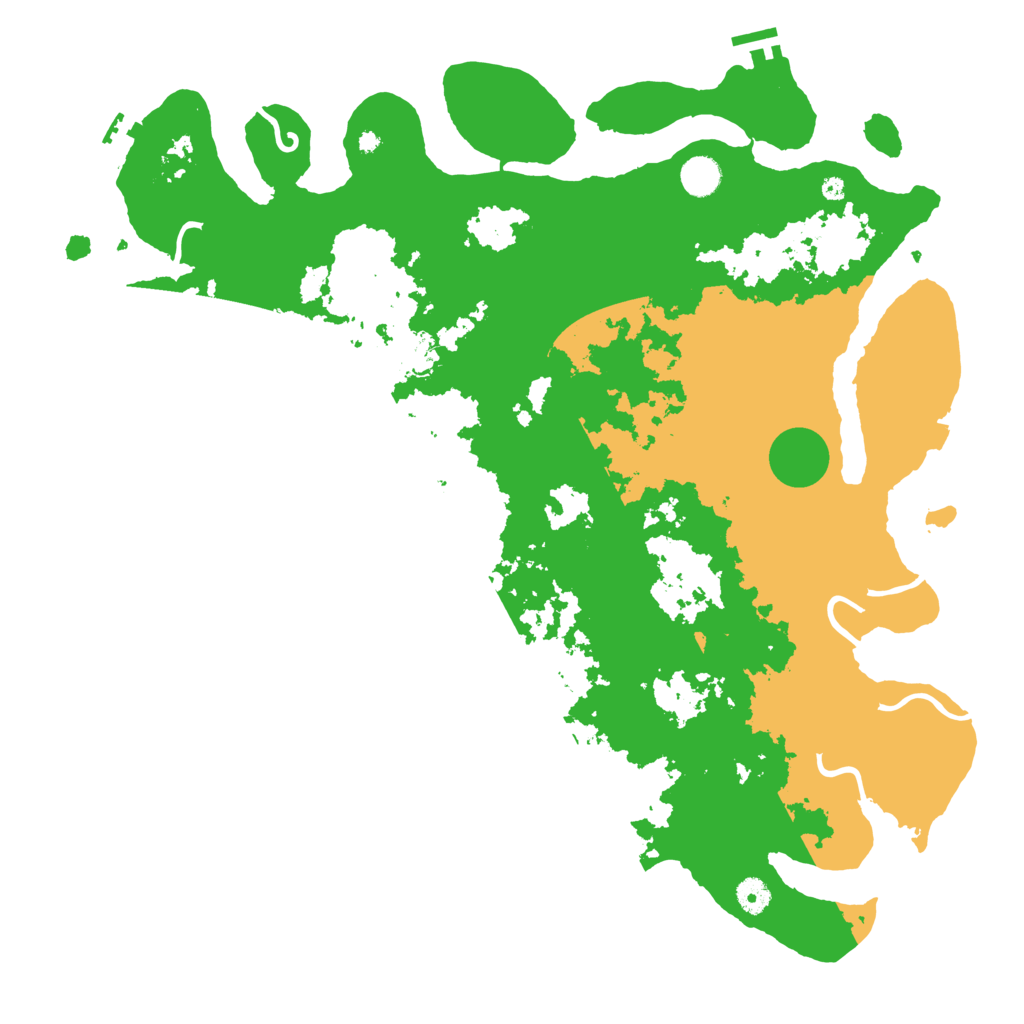 Biome Rust Map: Procedural Map, Size: 4500, Seed: 20230408
