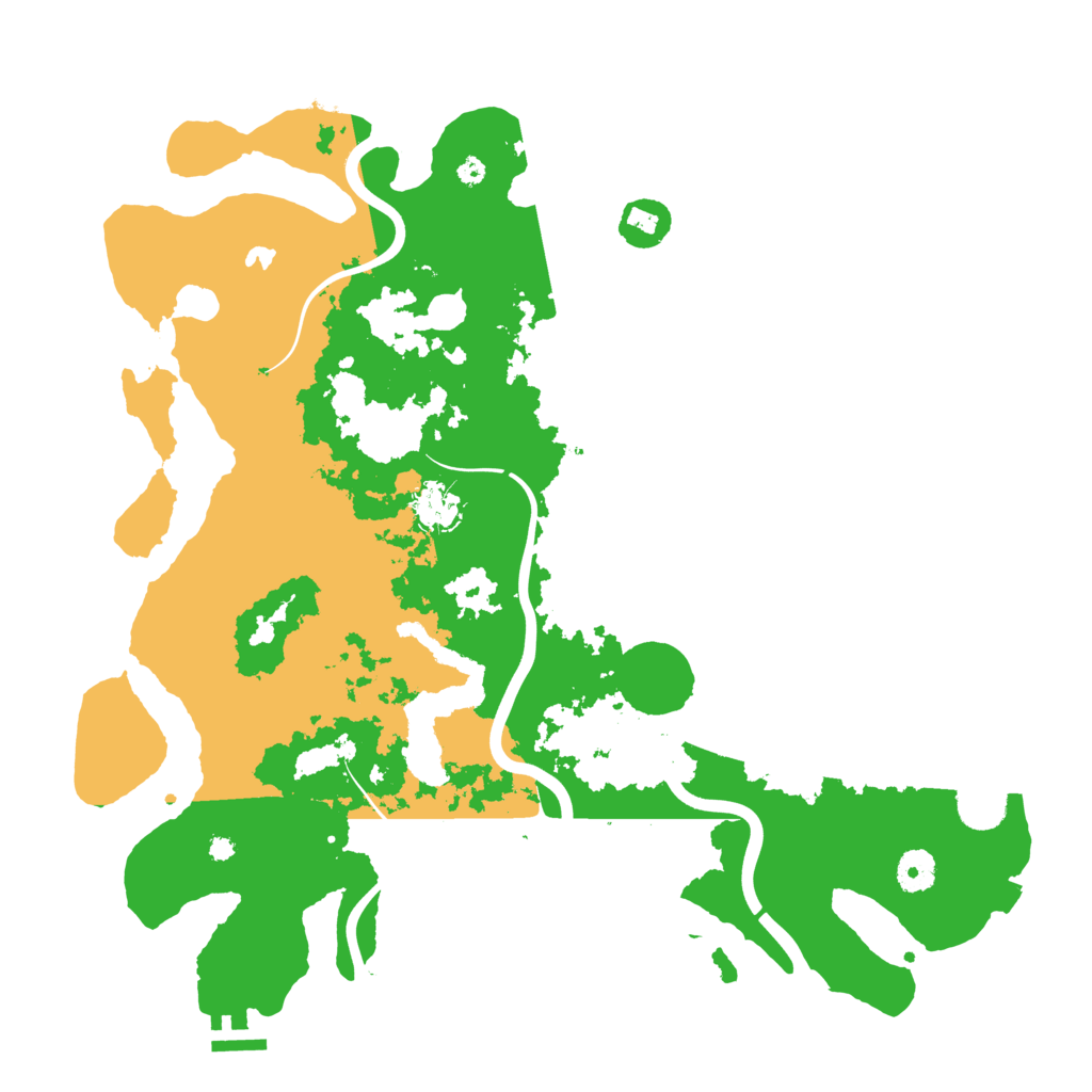 Biome Rust Map: Procedural Map, Size: 4000, Seed: 1306715220