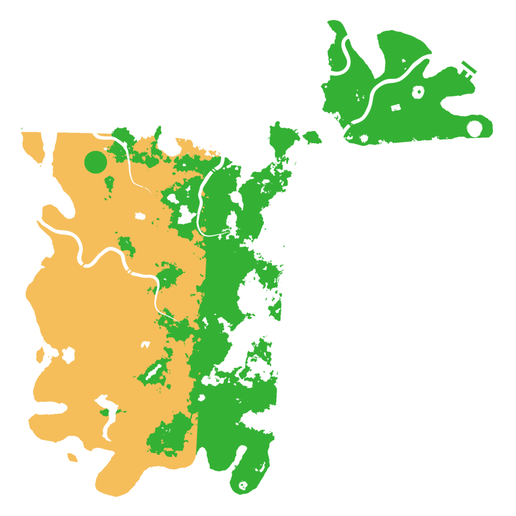 Biome Rust Map: Procedural Map, Size: 6000, Seed: 292727292