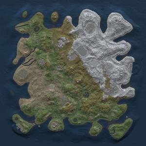 Thumbnail Rust Map: Procedural Map, Size: 3750, Seed: 324009505, 17 Monuments