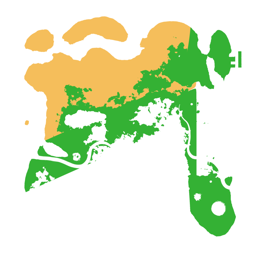 Biome Rust Map: Procedural Map, Size: 3250, Seed: 1461392049