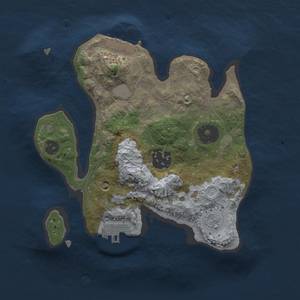 Thumbnail Rust Map: Procedural Map, Size: 2222, Seed: 283720916, 7 Monuments