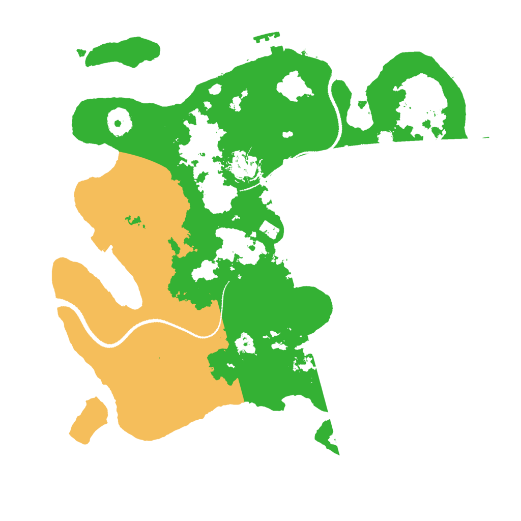 Biome Rust Map: Procedural Map, Size: 3000, Seed: 578557346