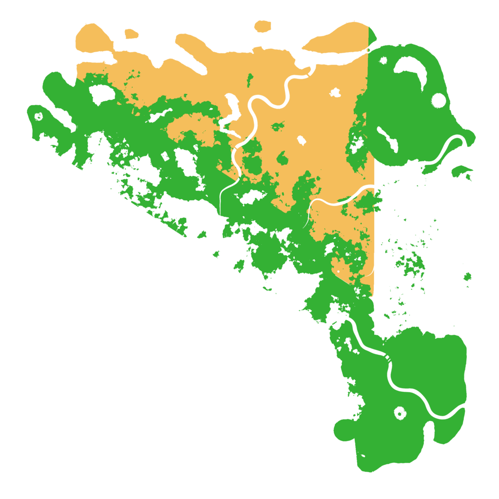 Biome Rust Map: Procedural Map, Size: 6000, Seed: 1111977