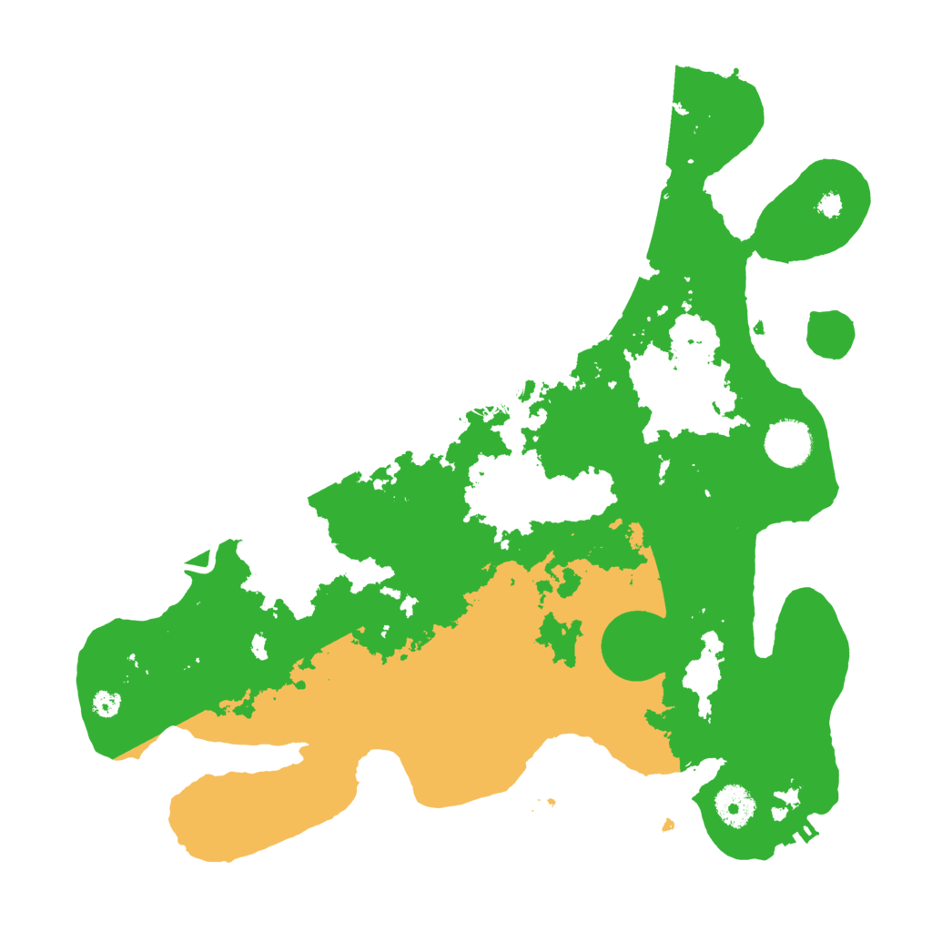 Biome Rust Map: Procedural Map, Size: 3500, Seed: 1827282562