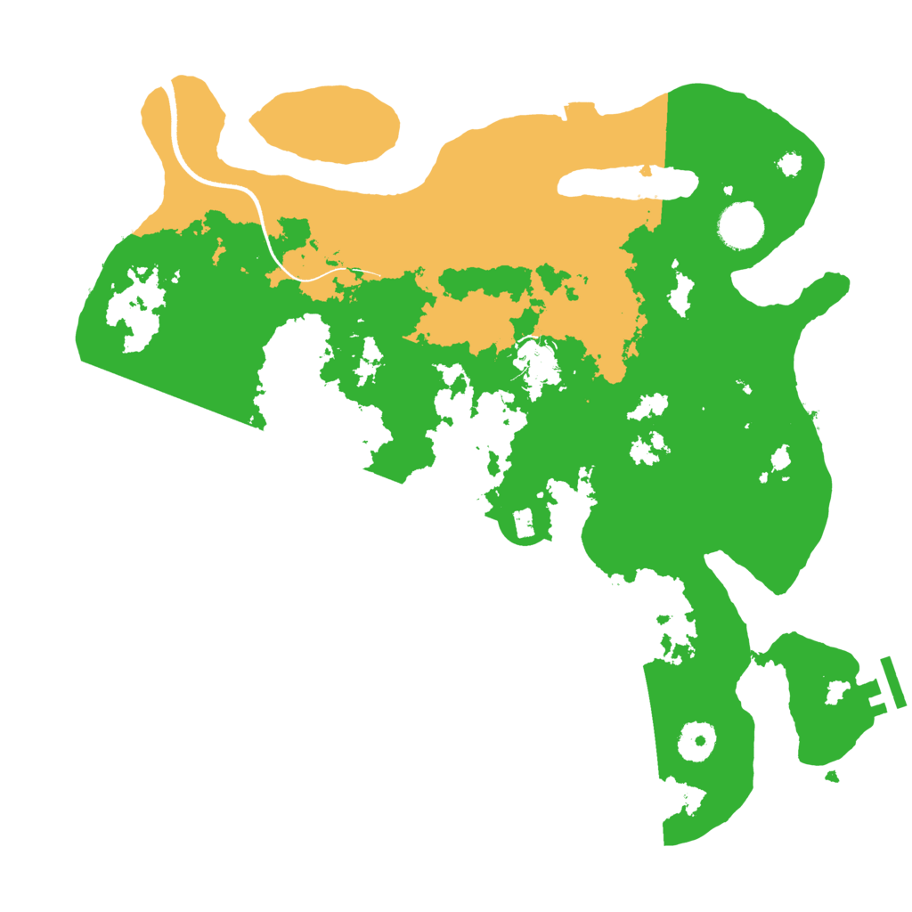 Biome Rust Map: Procedural Map, Size: 3500, Seed: 1789893056