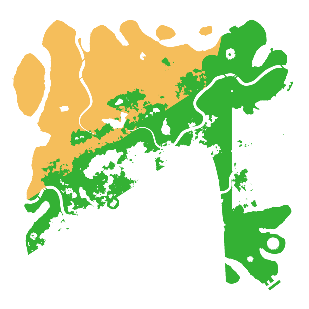 Biome Rust Map: Procedural Map, Size: 4500, Seed: 1401728370