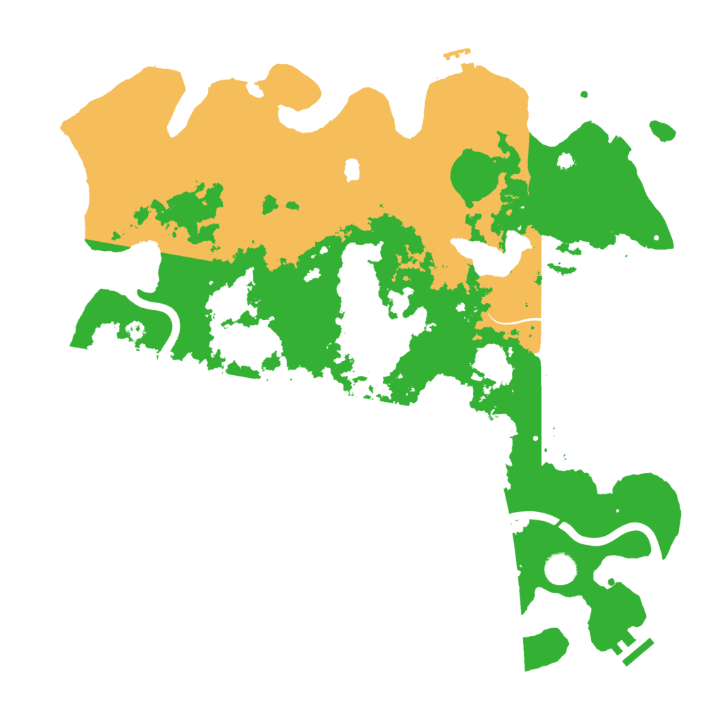 Biome Rust Map: Procedural Map, Size: 4000, Seed: 173860289