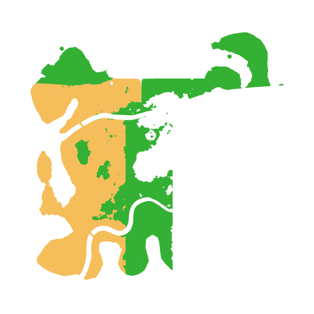 Biome Rust Map: Procedural Map, Size: 3000, Seed: 1932377561
