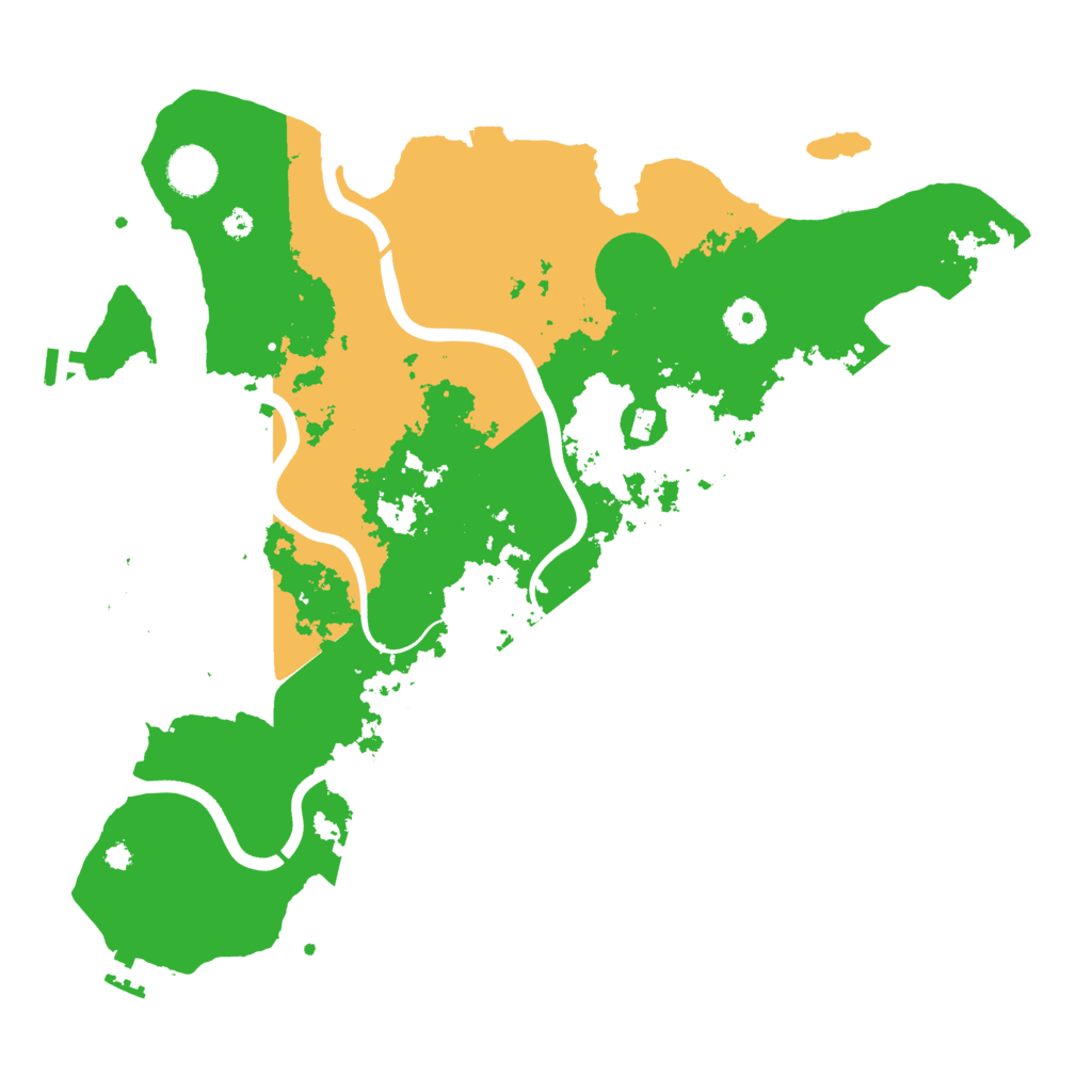 Biome Rust Map: Procedural Map, Size: 3800, Seed: 2900