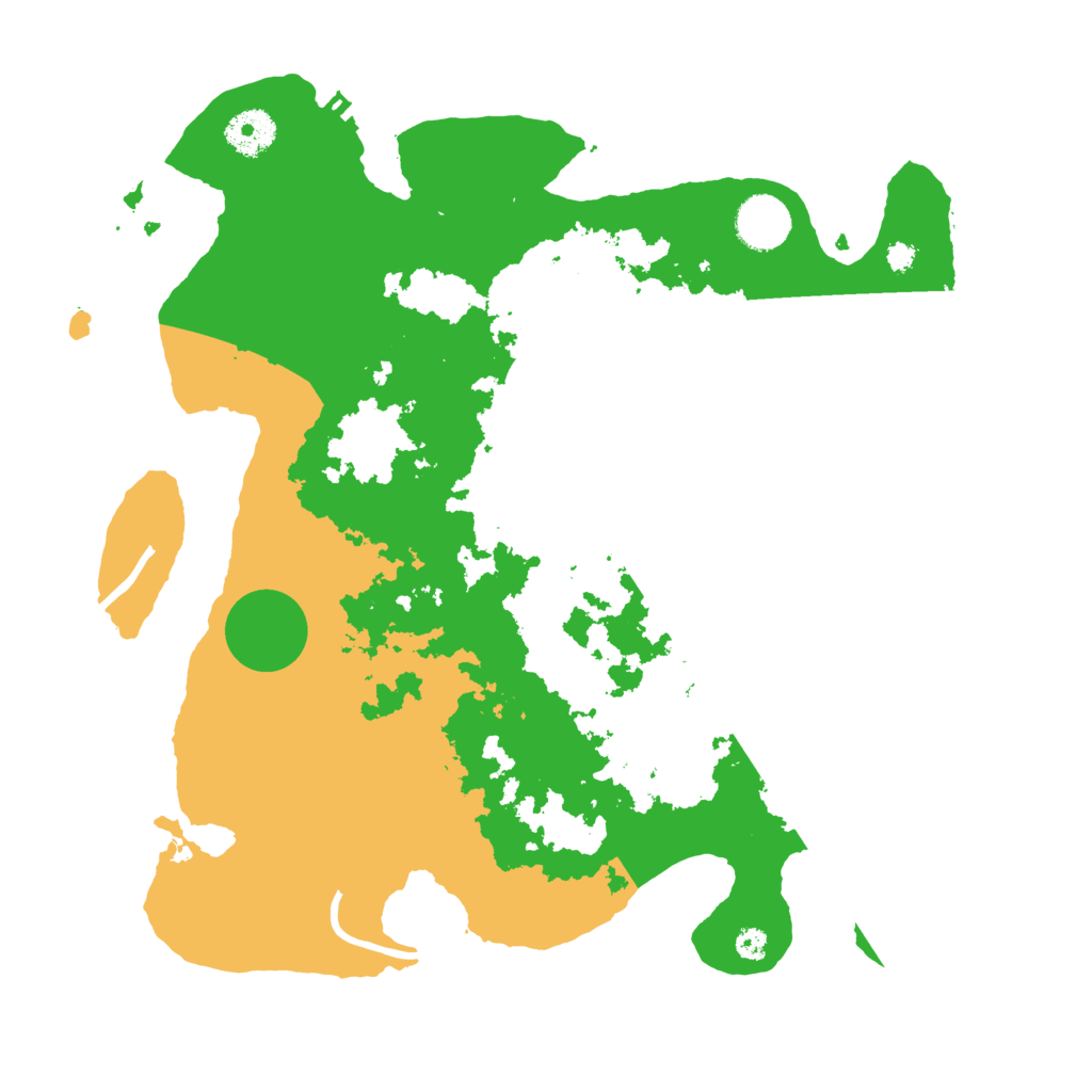 Biome Rust Map: Procedural Map, Size: 3500, Seed: 1059784865