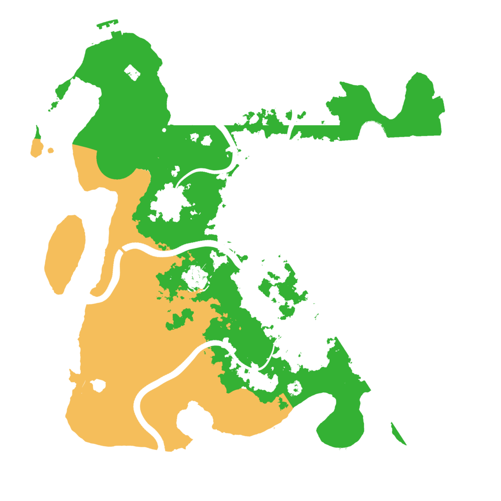 Biome Rust Map: Procedural Map, Size: 3500, Seed: 1059784865