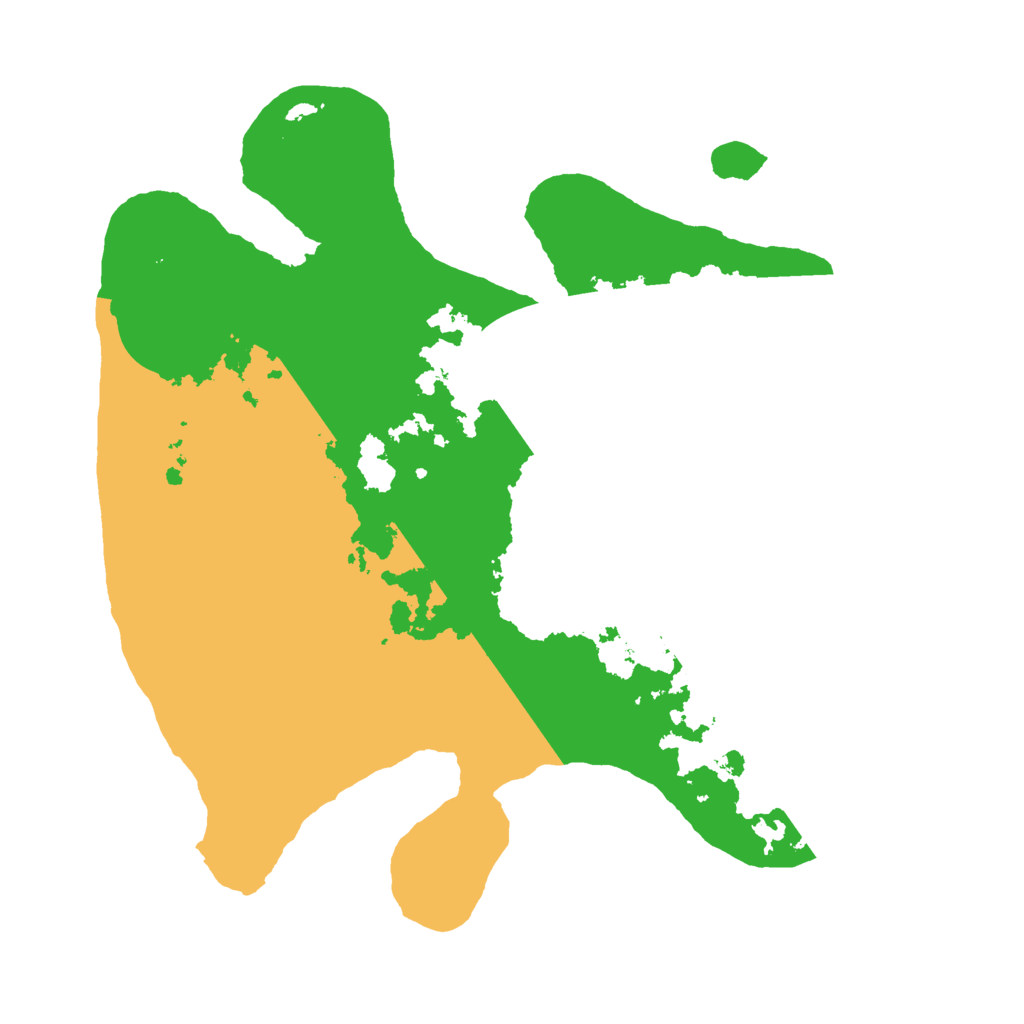 Biome Rust Map: Barren, Size: 2500, Seed: 476044308