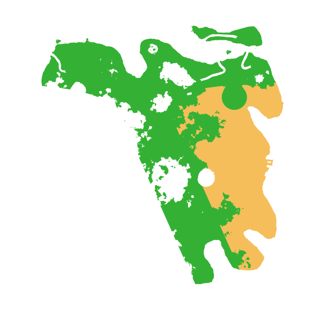 Biome Rust Map: Procedural Map, Size: 3250, Seed: 1564402554