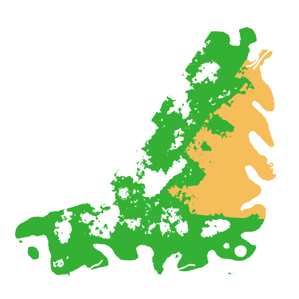 Biome Rust Map: Procedural Map, Size: 4500, Seed: 710852581