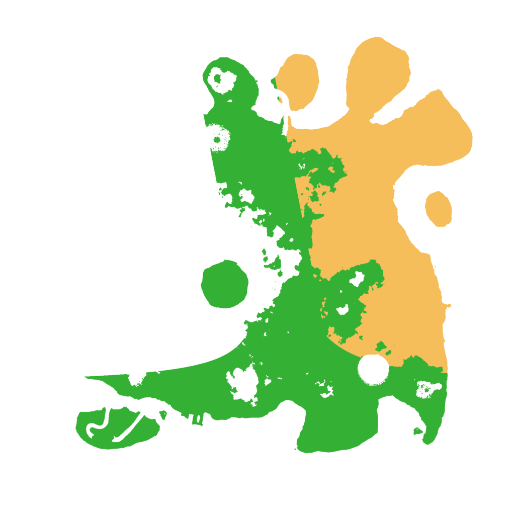 Biome Rust Map: Procedural Map, Size: 3000, Seed: 21206021