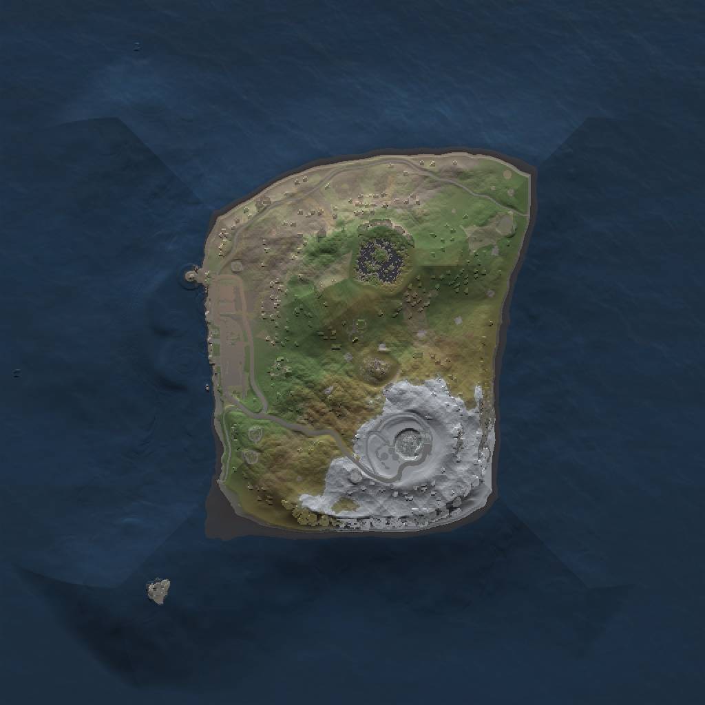 Rust Map: Procedural Map, Size: 1500, Seed: 532, 5 Monuments