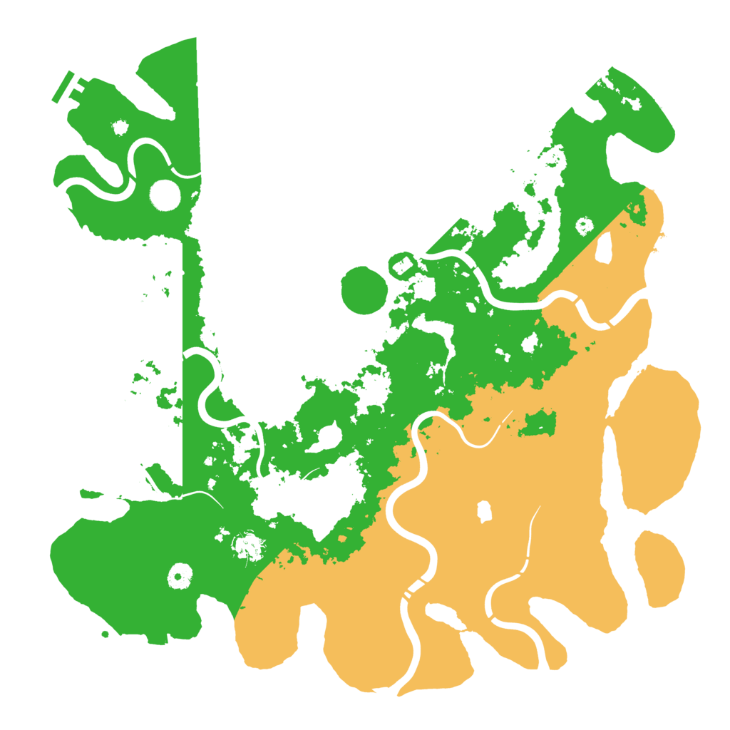Biome Rust Map: Procedural Map, Size: 4250, Seed: 1061376465