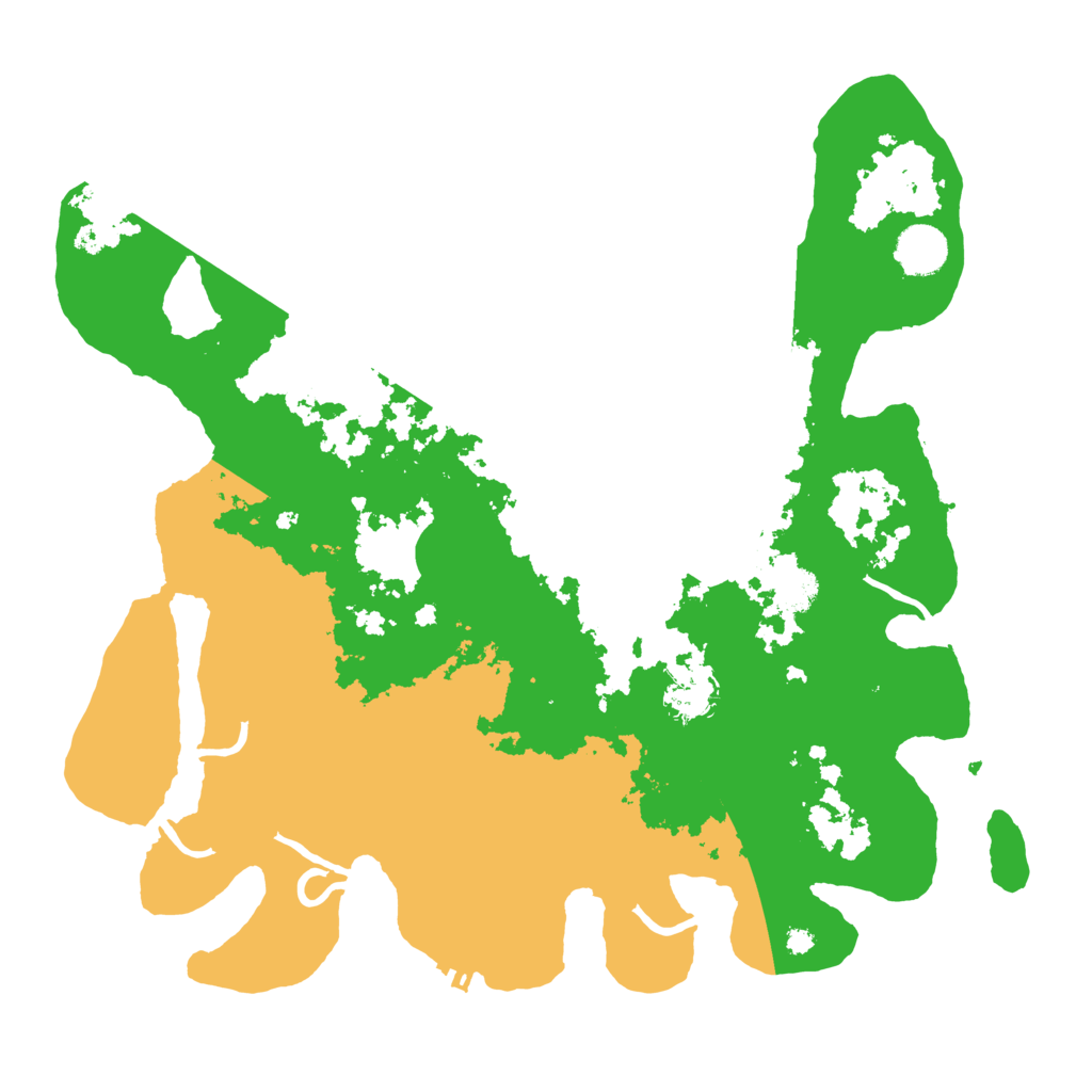 Biome Rust Map: Procedural Map, Size: 3800, Seed: 13854615