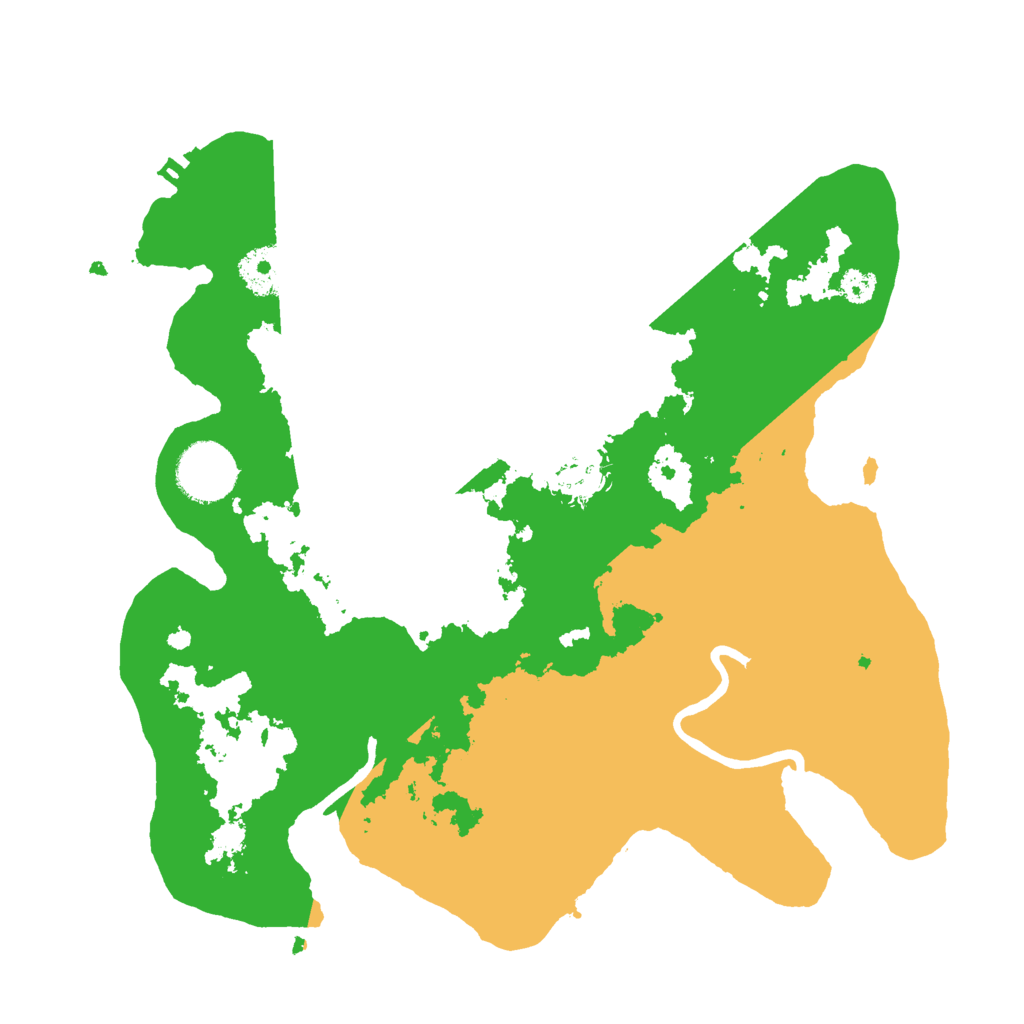Biome Rust Map: Procedural Map, Size: 3000, Seed: 1916776607