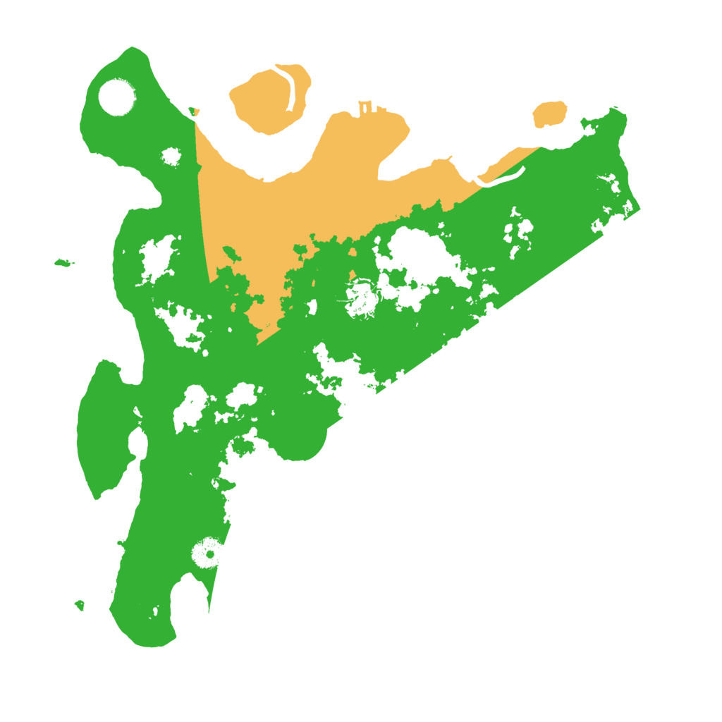 Biome Rust Map: Procedural Map, Size: 3500, Seed: 198423342