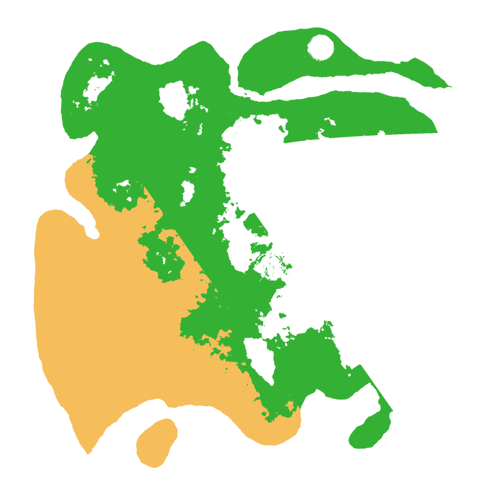 Biome Rust Map: Barren, Size: 3500, Seed: 476044308