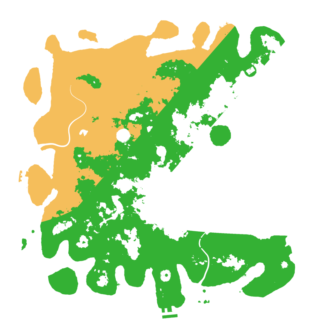 Biome Rust Map: Procedural Map, Size: 4250, Seed: 39927