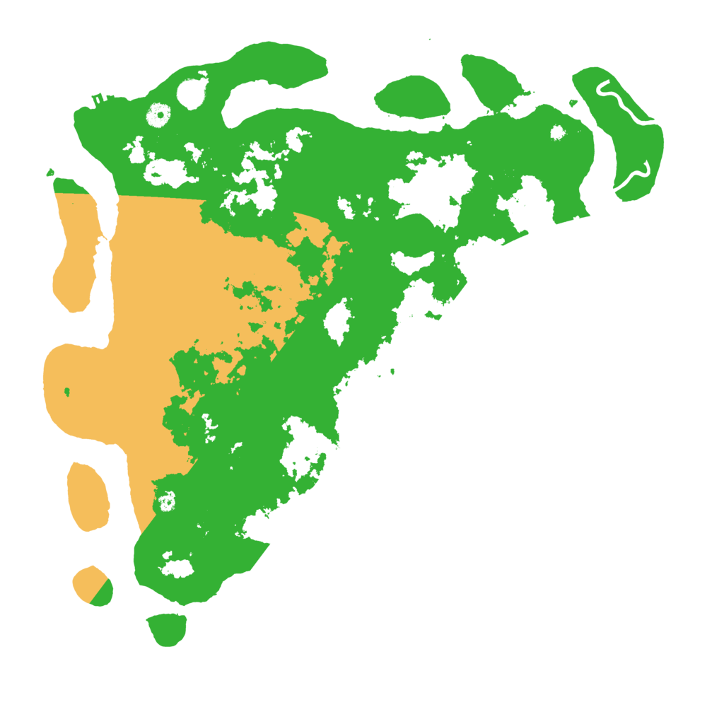 Biome Rust Map: Procedural Map, Size: 4500, Seed: 128129042