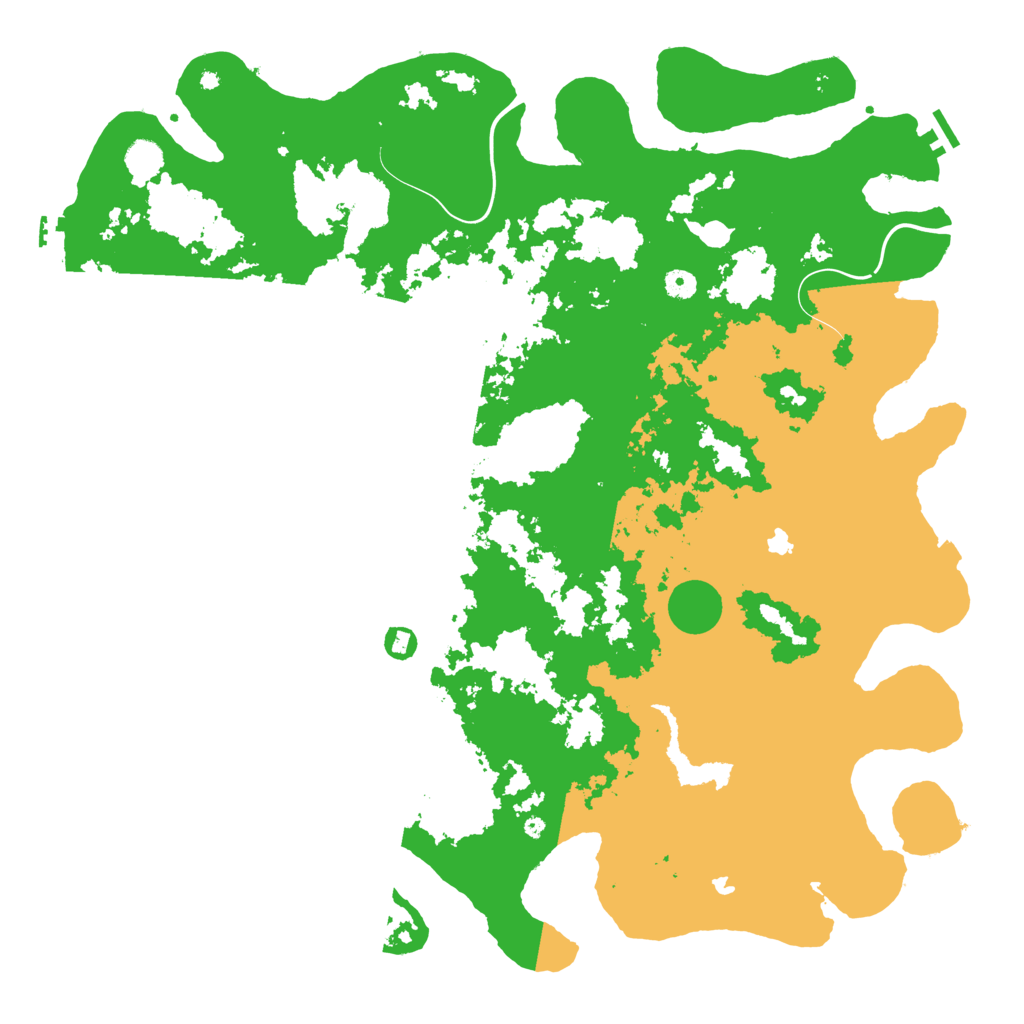 Biome Rust Map: Procedural Map, Size: 5000, Seed: 2046518550