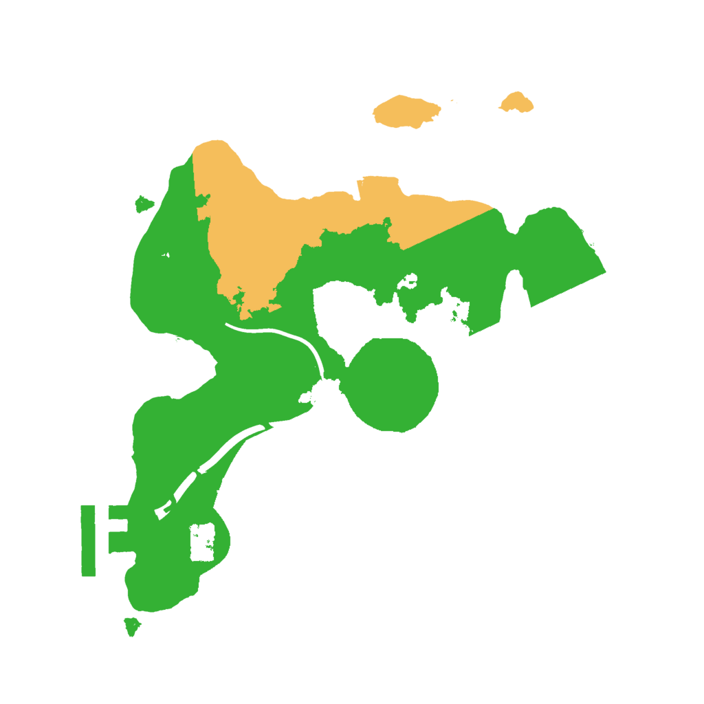 Biome Rust Map: Procedural Map, Size: 2000, Seed: 1087742403