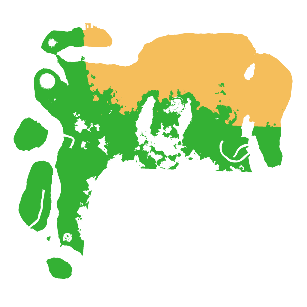 Biome Rust Map: Procedural Map, Size: 3500, Seed: 469622806